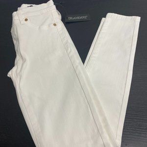 Blank NYC Women White Denim Mercer Skinny Jean Size 24